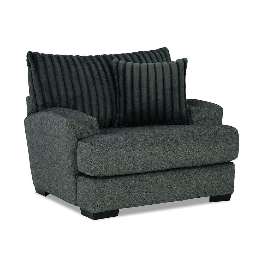Furniture of America - Loughlin Chair in Gun Metal - SM5195-CH View 1