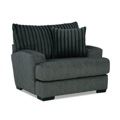 Furniture of America - Loughlin Chair in Gun Metal - SM5195-CH View 1