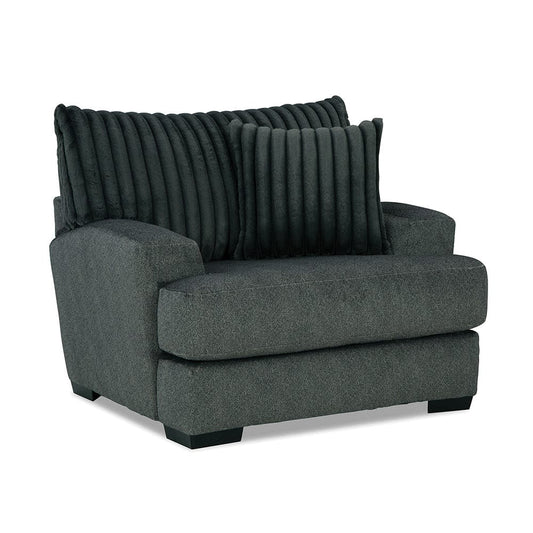 Furniture of America - Loughlin Chair in Gun Metal - SM5195-CH View 1