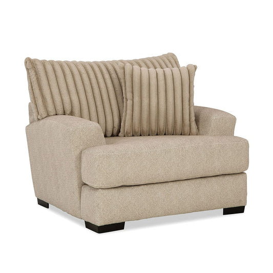 Furniture of America - Loughlin Chair in Light Brown - SM5193-CH View 1