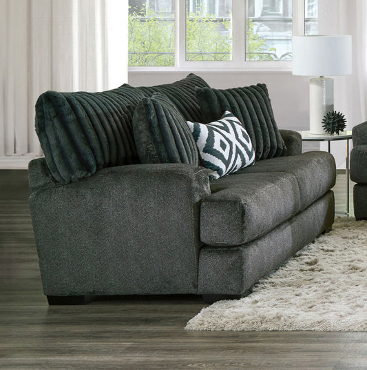 Furniture of America - Loughlin Loveseat in Gun Metal - SM5195-LV View 1