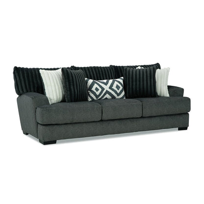 Furniture of America - Loughlin Sofa + Loveseat in Gun Metal - SM5195-2PC View 2