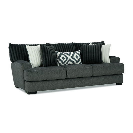 Furniture of America - Loughlin Sofa + Loveseat in Gun Metal - SM5195-2PC View 2