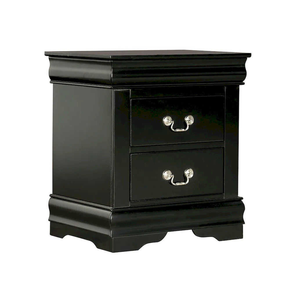 Furniture of America - Louis Philippe - 3 Pc. Queen Bedroom Set - Black - FM7866BK-Q-4PC view 5