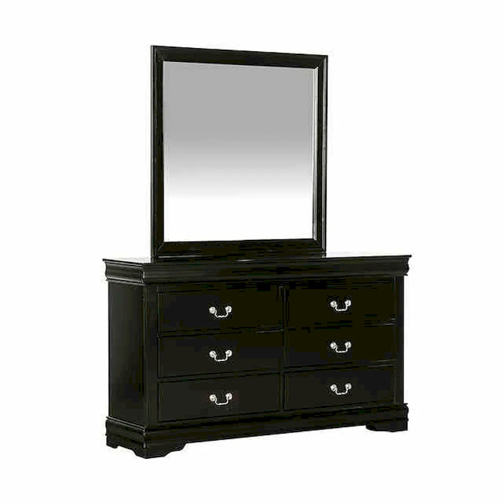 Furniture of America - Louis Philippe - 3 Pc. Queen Bedroom Set - Black - FM7866BK-Q-4PC view 6
