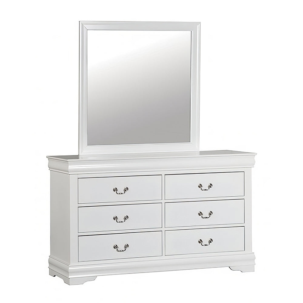 Furniture of America - Louis Philippe - 4 Pc. Queen Bedroom Set w/ Chest - FM7866WH-Q-5PC-CHEST view 3