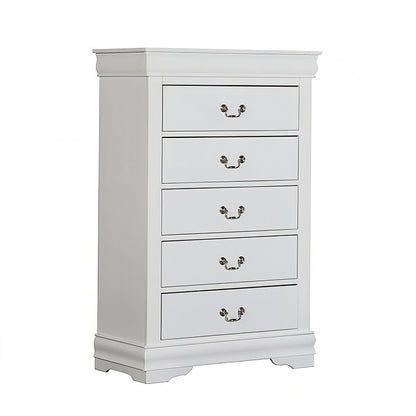 Furniture of America - Louis Philippe - 4 Pc. Queen Bedroom Set w/ Chest - FM7866WH-Q-5PC-CHEST view 4