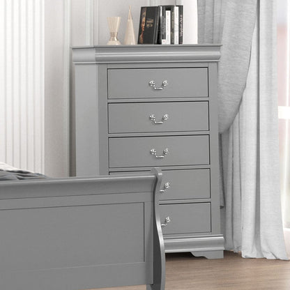 Furniture of America - Louis Philippe Chest in Gray - FM7866GY-C View 1