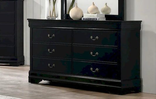 Furniture of America - Louis Philippe - Dresser, Black - FM7866BK-D view 1
