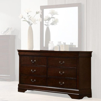 Furniture of America - Louis Philippe Dresser in Dark Cherry - FM7866CH-D View 1