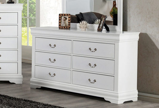 Furniture of America - Louis Philippe Dresser in White - FM7866WH-D View 1