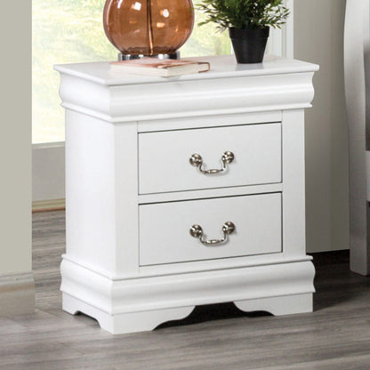 Furniture of America - Louis Philippe Nightstand in White - FM7866WH-N View 1