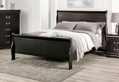 Furniture of America - Louis Philippe Twin Bed in Black - FM7866BK-T-BED View 1