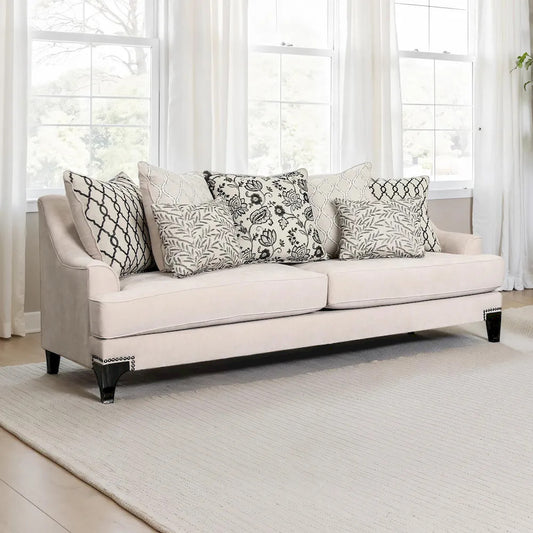 Furniture of America - Lowell - Sofa, Taupe - SM2201TP-SF view 1