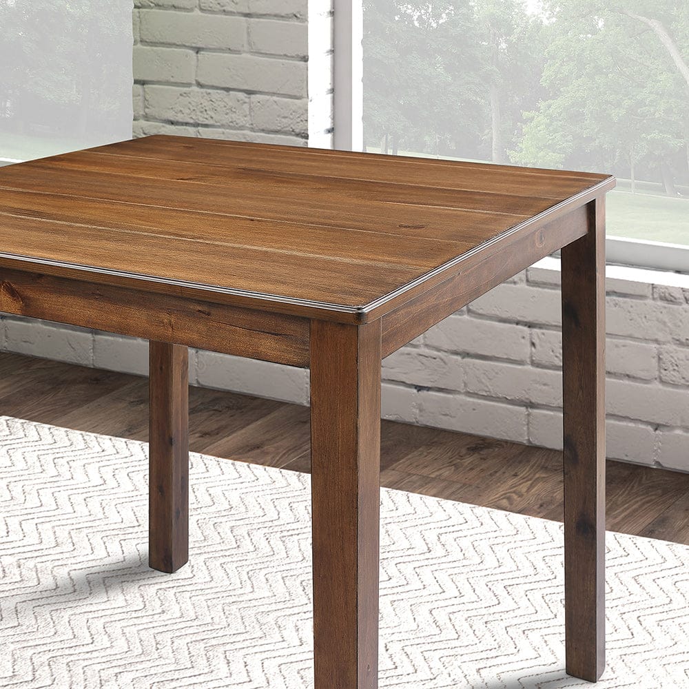 Furniture of America - Lubbock 5 Pc. Counter Ht. Table Set in Walnut - FM3419WN-PT-5PK View 1