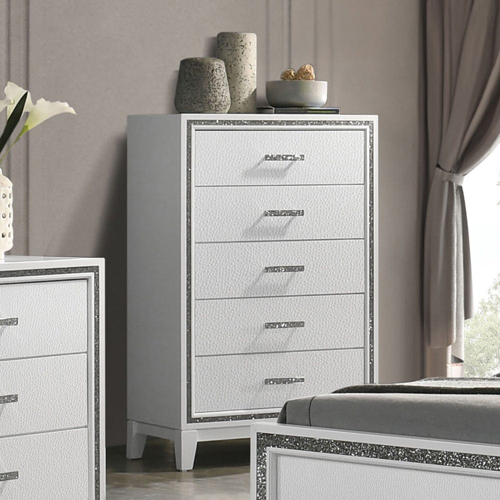 Furniture of America - Lucida Chest in White - FM7203WH-C View 1