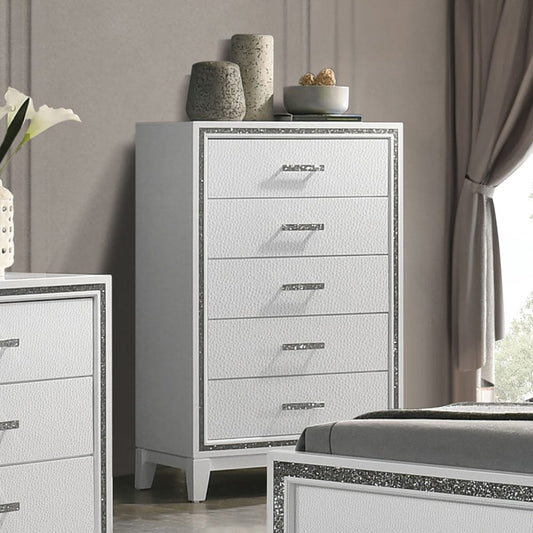 Furniture of America - Lucida Chest in White - FM7203WH-C View 1