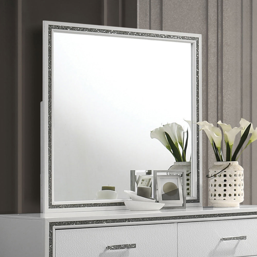 Furniture of America - Lucida Mirror in White - FM7203WH-M View 1