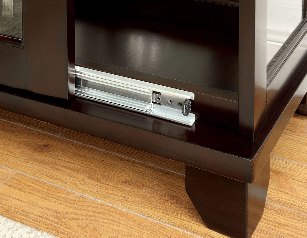 Furniture of America - Ludden Curio in Dark Walnut - CM-CR135 View 3