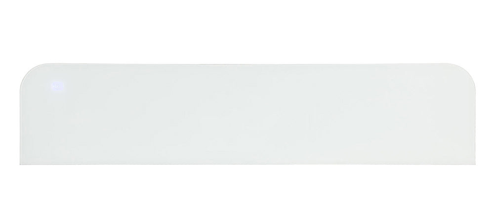 Furniture of America - Luken 71" TV Stand w/ Electric Fireplace in White - FM-AC8010WH-TV View 5