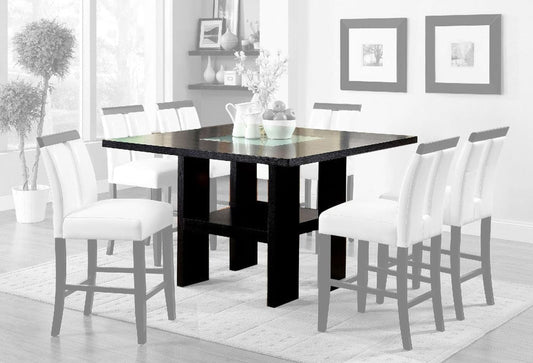 Furniture of America - Luminar Ii Counter Ht. Table in Black - CM3559PT View 1