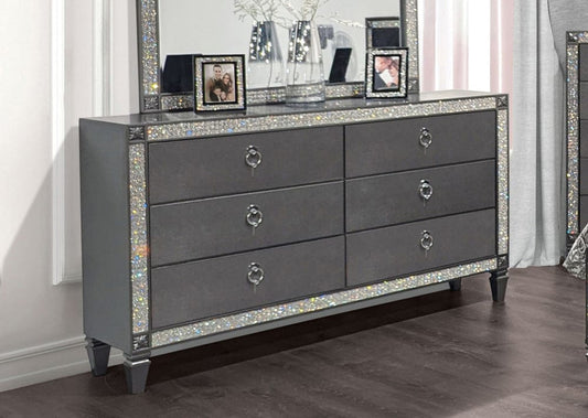 Furniture of America - Lyanne Dresser in Gray - FM7240GY-D View 1