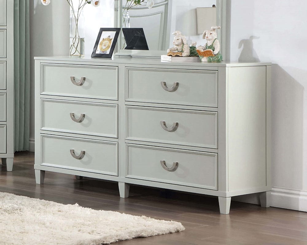 Furniture of America - Lycorida Dresser in Light Gray - CM7477GY-D View 1