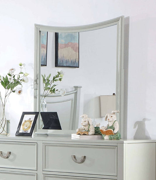 Furniture of America - Lycorida Mirror in Light Gray - CM7477GY-M View 1