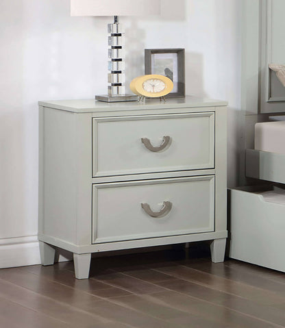 Furniture of America - Lycorida Nightstand in Light Gray - CM7477GY-N View 1