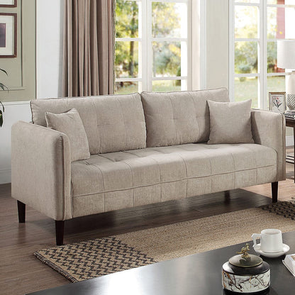Furniture of America - Lynda Sofa + Loveseat in Light Gray - CM6736LG-2PC View 2