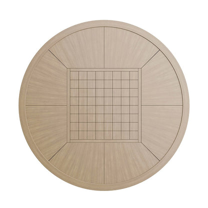 Furniture of America - Lyon Game Table in Black/Natural/Brown - GM-2018 View 4