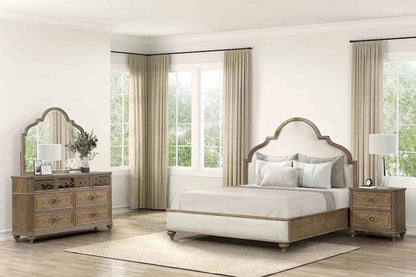 Furniture of America - Lyris - 4 Pc. Queen Bedroom Set w/ 2NS - FM7417AK-Q-5PC-2NS view 1