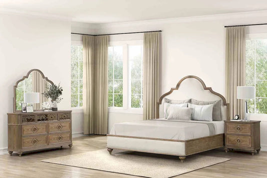 Furniture of America - Lyris - 4 Pc. Queen Bedroom Set w/ 2NS - FM7417AK-Q-5PC-2NS view 1