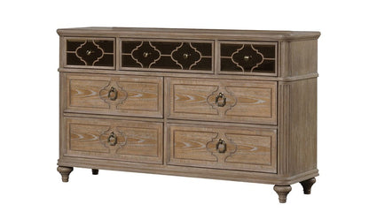 Furniture of America - Lyris Dresser in Rustic Oak - FM7417AK-D View 2