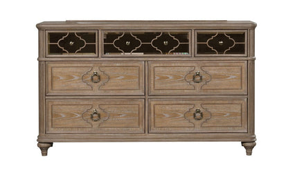 Furniture of America - Lyris Dresser in Rustic Oak - FM7417AK-D View 3