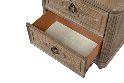 Furniture of America - Lyris Nightstand in Rustic Oak - FM7417AK-N View 3
