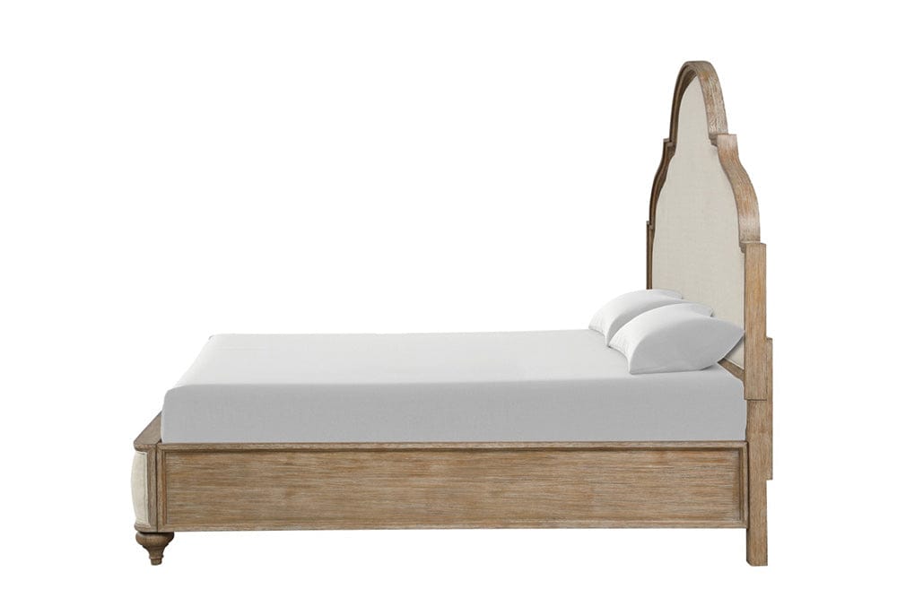 Furniture of America - Lyris Queen Bed in Rustic Oak - FM7417AK-Q-BED View 4