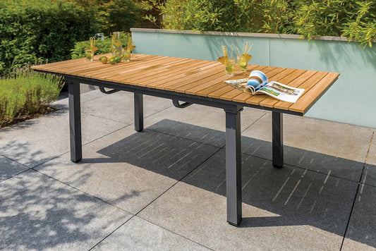 Furniture of America - Mackay - 6 Pc. Patio Dining Set w/ 2 Ottomans - GM-2001-7PC-OT view 2