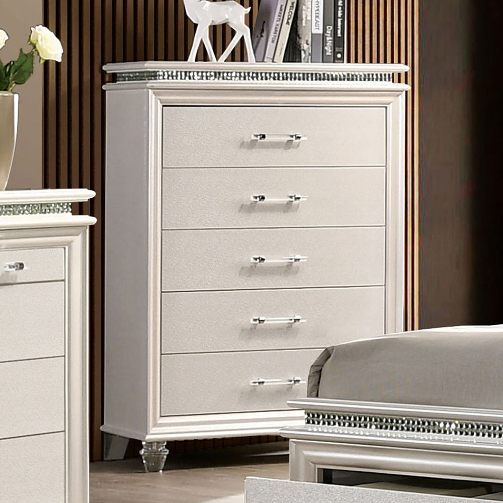 Furniture of America - Maddie Chest in Pearl White - CM7899C View 1
