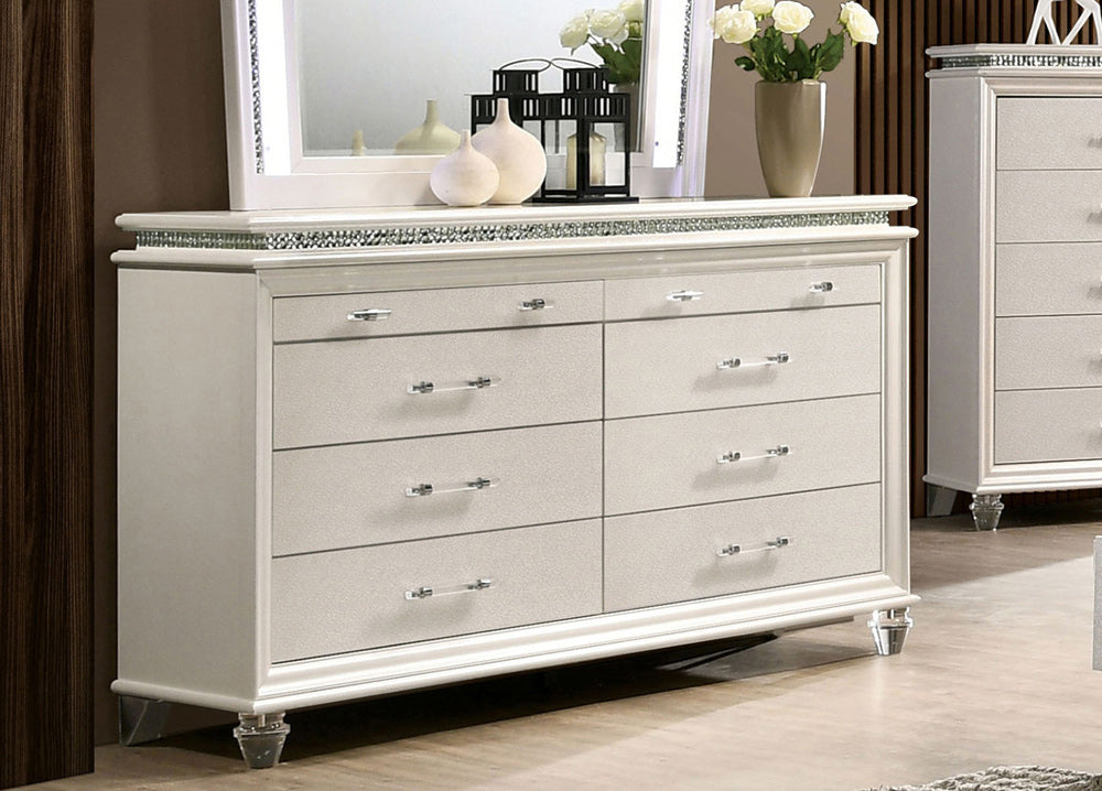 Furniture of America - Maddie Dresser in Pearl White - CM7899D View 1