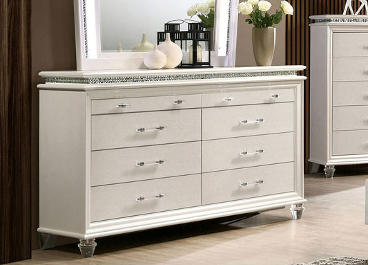 Furniture of America - Maddie Dresser in Pearl White - CM7899D View 1
