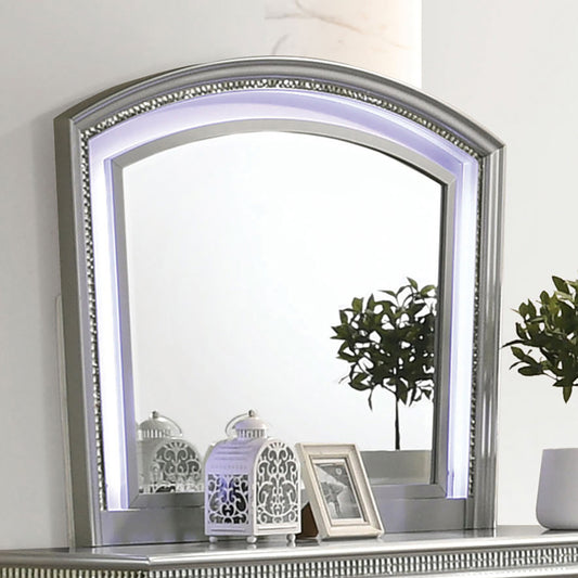 Furniture of America - Maddie Mirror in Silver - CM7899SV-M View 1