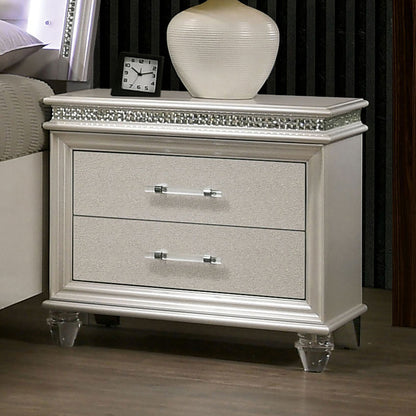 Furniture of America - Maddie Nightstand in Pearl White - CM7899N View 1
