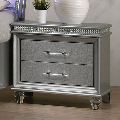 Furniture of America - Maddie Nightstand in Silver - CM7899SV-N View 1