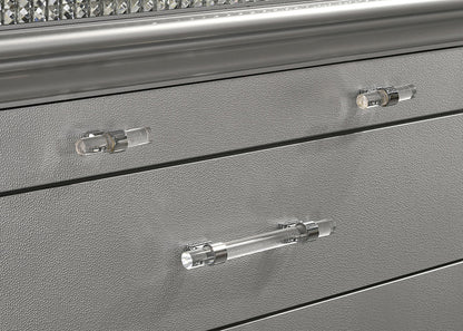 Furniture of America - Maddie Nightstand in Silver - CM7899SV-N View 3