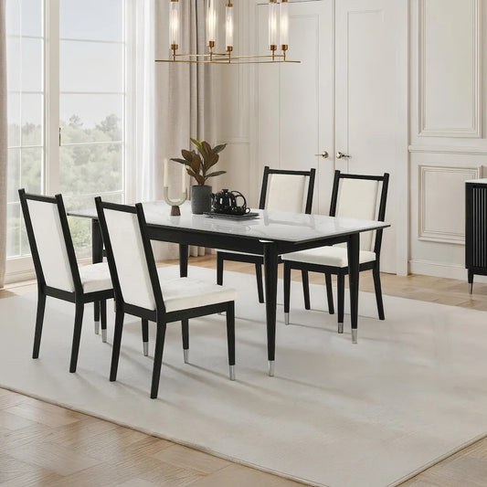 Furniture of America - Maidstone - 5 Pc. Dining Table Set - FM32001BK-T-5PC view 1
