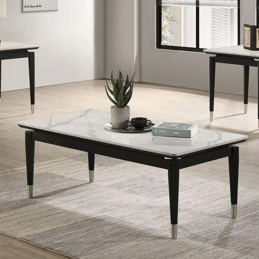 Furniture of America - Maidstone - Coffee Table, Black/White - FM42001BK-C view 1