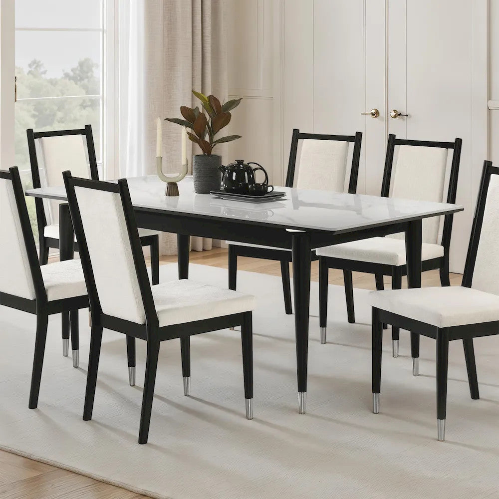 Furniture of America - Maidstone - Dining Table - FM32001BK-T view 4