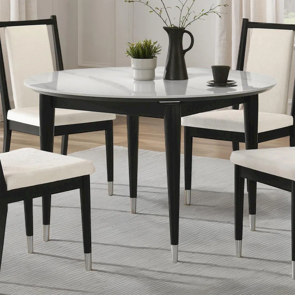 Furniture of America - Maidstone - Round Dining Table - FM32001BK-RT view 4