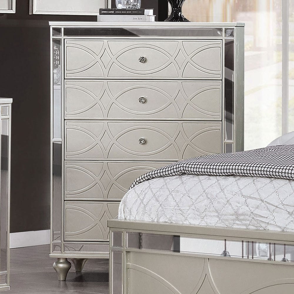 Furniture of America - Manar Chest in Silver - CM7891C View 1